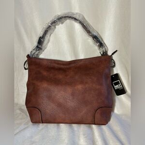 MKF Collection Brown Emily Hobo Purse NWT